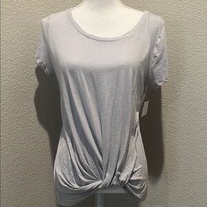 BP. | Women's Gray Short Sleeve Top